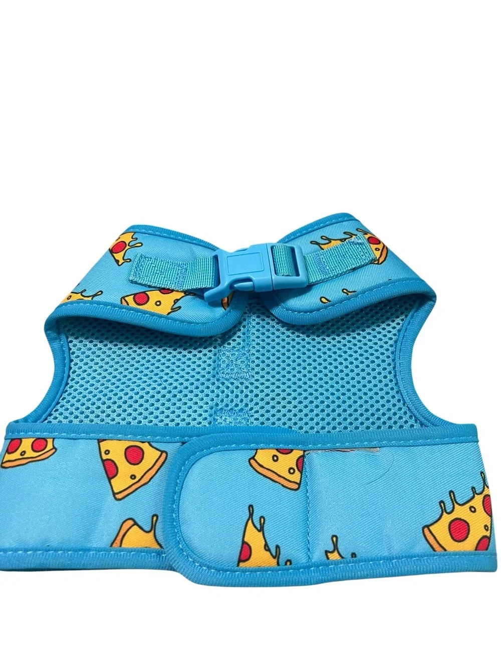 Blue Pizza Slice Dog Harness